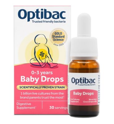 Optibac Baby Drops Gut Supplement - 30 Servings - Boots