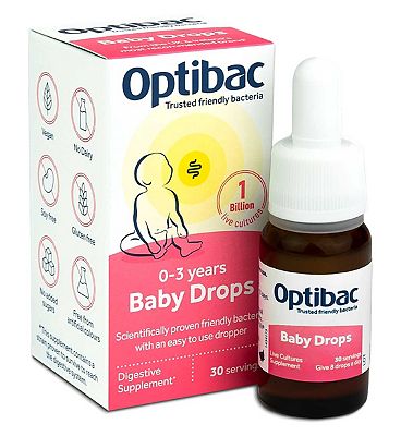 Optibac Baby Drops Gut Supplement - 30 Servings