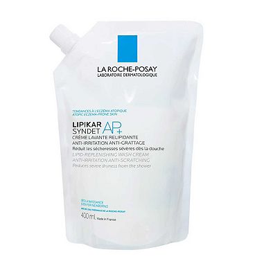 La Roche-Posay Lipikar Syndet AP+ Cream Wash Refill Pouch 400ml