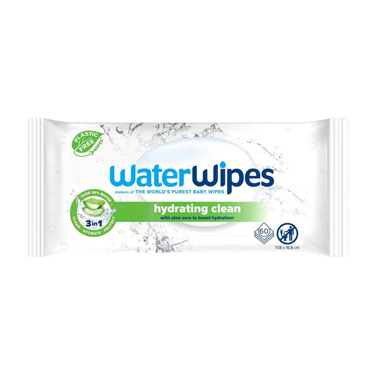 Water Wipes Waterwipes Sensitive Plus Hydrating Boost 60 Wipes