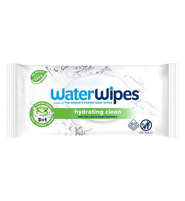 Waterwipes hydrating care baby wipes 60s