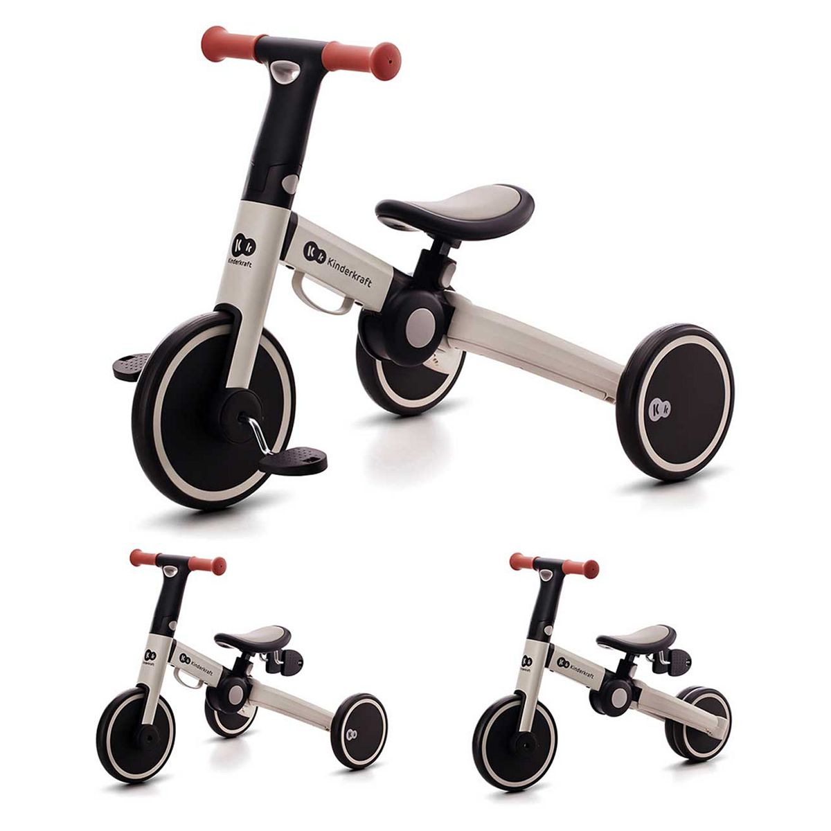Kinderkraft Balance Bike/Trike 4Trike Silver Grey
