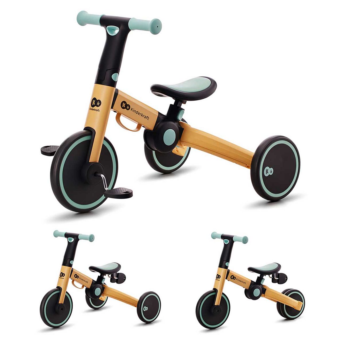 Kinderkraft Balance Bike/Trike 4Trike Sunflower Blue