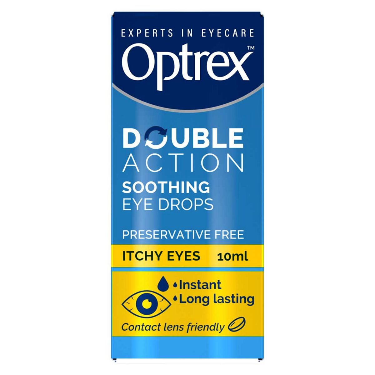Optrex Double Action Itchy Eye Soothing Drops 10Ml