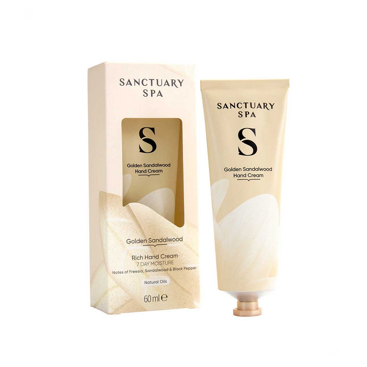 Sanctuary Spa Golden Sandalwood Rich Hand Cream 60ml