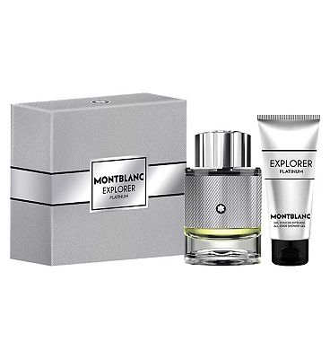 Montblanc Explorer Platinum Eau De Parfum & Shower Gel