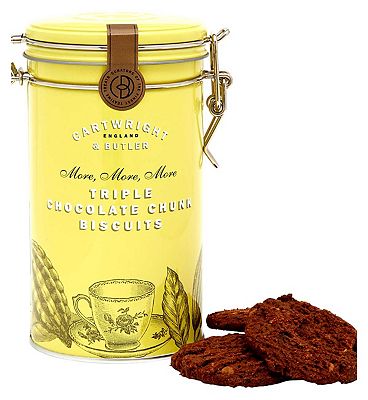 Cartwright & Butler Triple Chocolate Biscuits in Tin