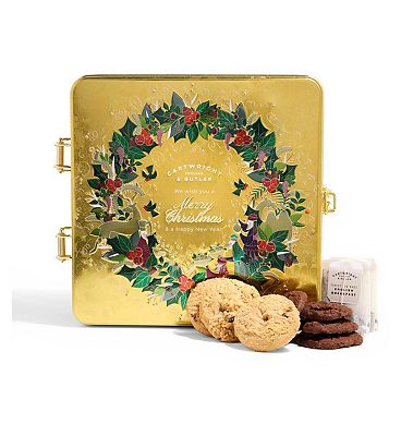 Cartwright & Butler Merry Christmas Tea Time Tin