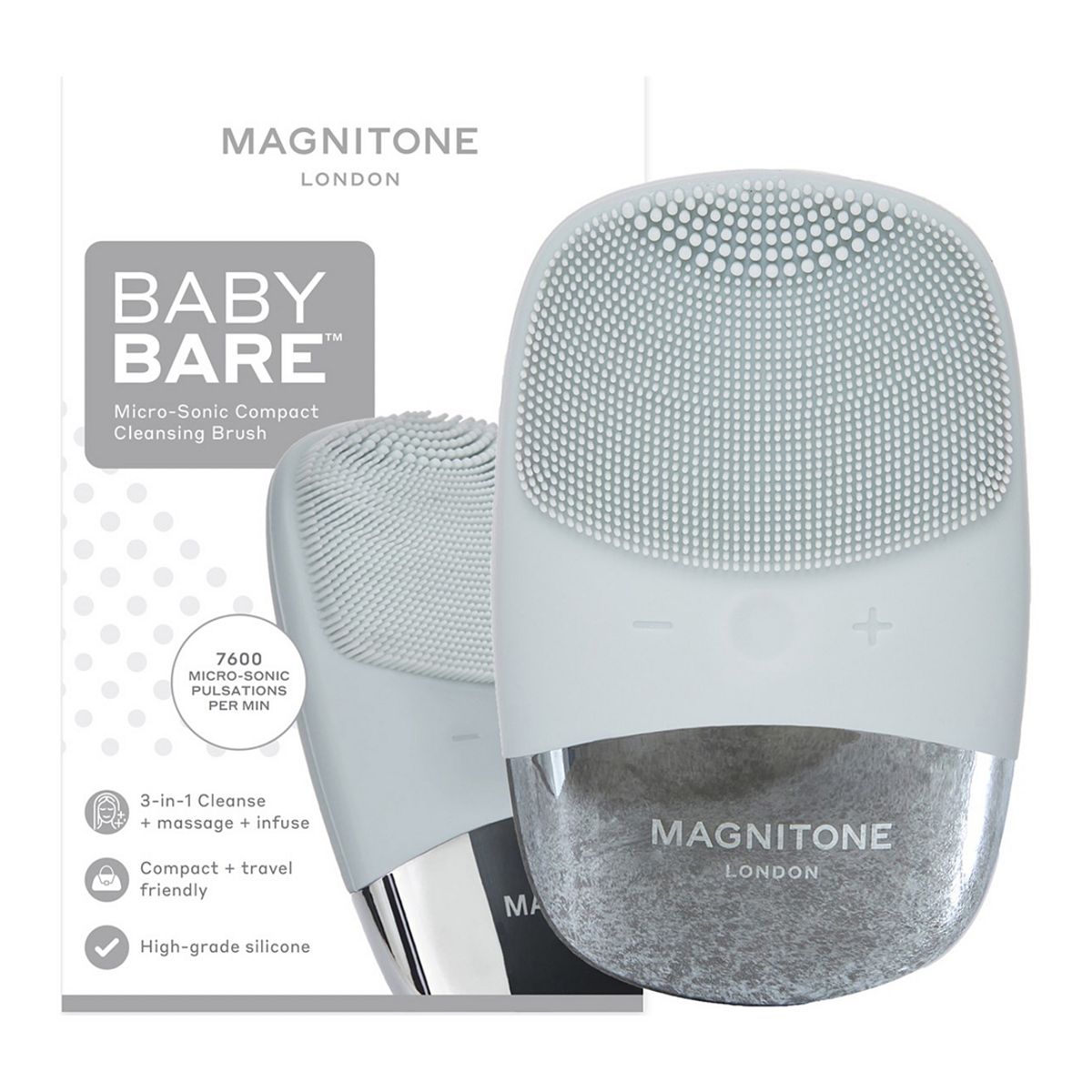 Magnitone Babybare Micro-Sonic Compact Cleansing Brush