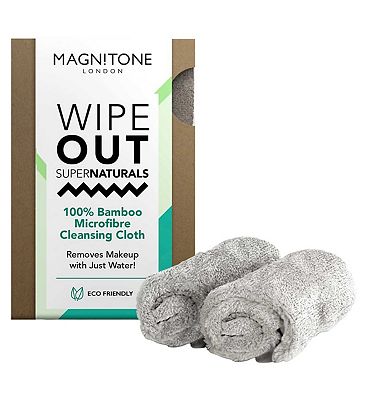 MAGNITONE Wipeout Microfibre Bamboo Cloth Grey 2 Pack