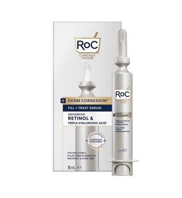 RoC Retinol Derm Correxion Fill+Treat Serum 15ml Boots