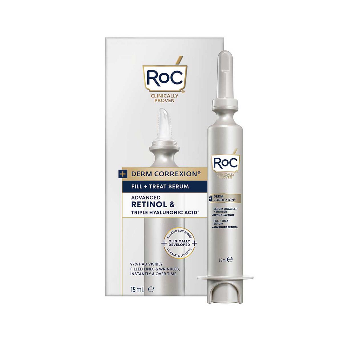 Roc Retinol Derm Correxion Fill+Treat Serum 15Ml