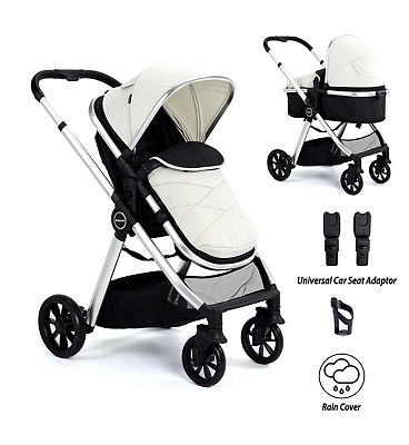 Babymore Mimi Travel System Coco i-size Car Seat - Silver