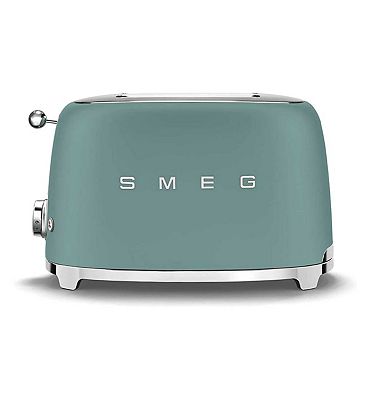 Smeg 2 Slice Toaster Emerald Green Matte  -  Limited Edition