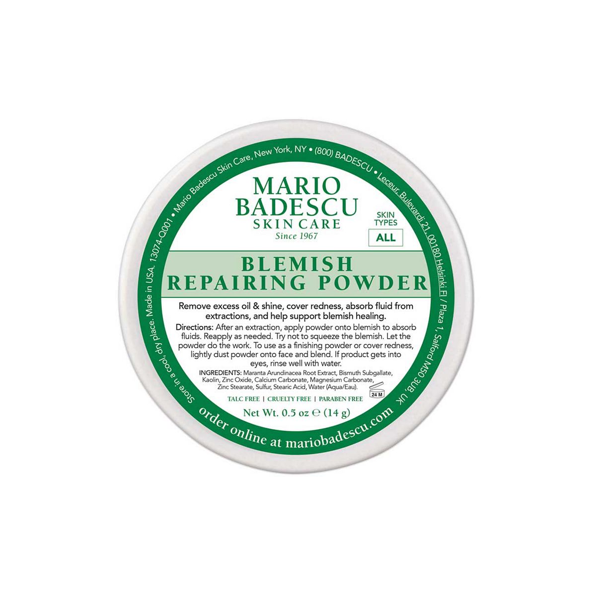 Mario Badescu Blemish Rpr Powder 14g