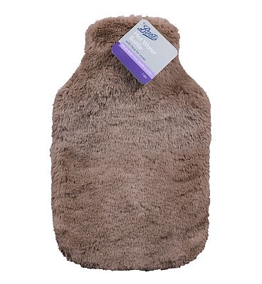 Click to view product details and reviews for Boots Hot Water Bottle Fur Mocha.