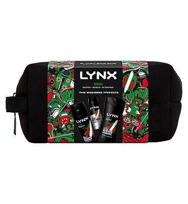 Lynx Africa Washbag Trifecta Gift Set