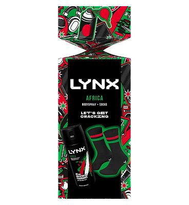 Lynx Africa Body Spray & Socks Set