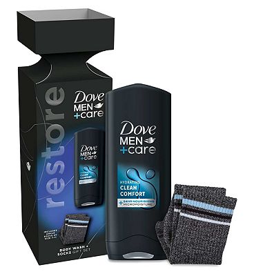 Dove Men + Care Clean Comfort Bodywash & Socks Gift Set