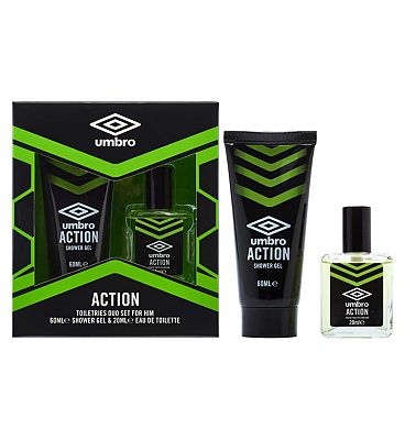 Umbro 20ml Eau de Toilette & 60ml Shower Gel - ACTION