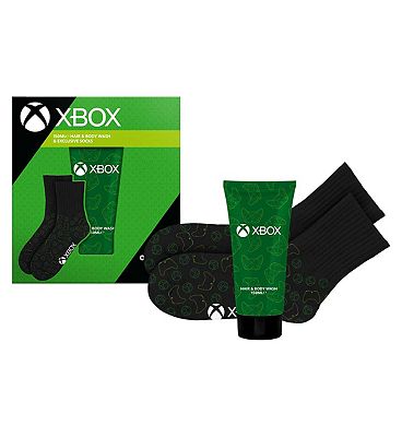 Xbox Push My Buttons Sock Set with 150ml Hair & Body wash Duo Set