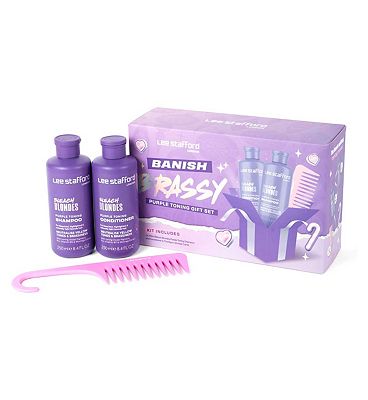 Lee Stafford Banish Brassy Purple Toning Kit