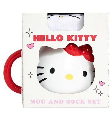 Hello Kitty Mug and Sock Boxed Gift Set