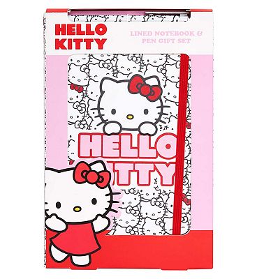 Hello Kitty AOP Notebook and Pen Boxed Gift Set