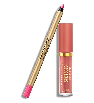 Max Factor 2000 Calorie Lip Glaze Bundle Pink Fizz