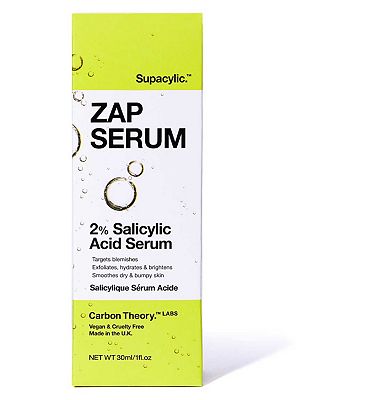 Carbon Theory Supacylic Zap Serum 2% Salicylic Acid Serum 30Ml