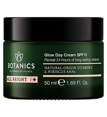 Botanics All Bright Glow Day Cream Moisturiser SPF15 50ml