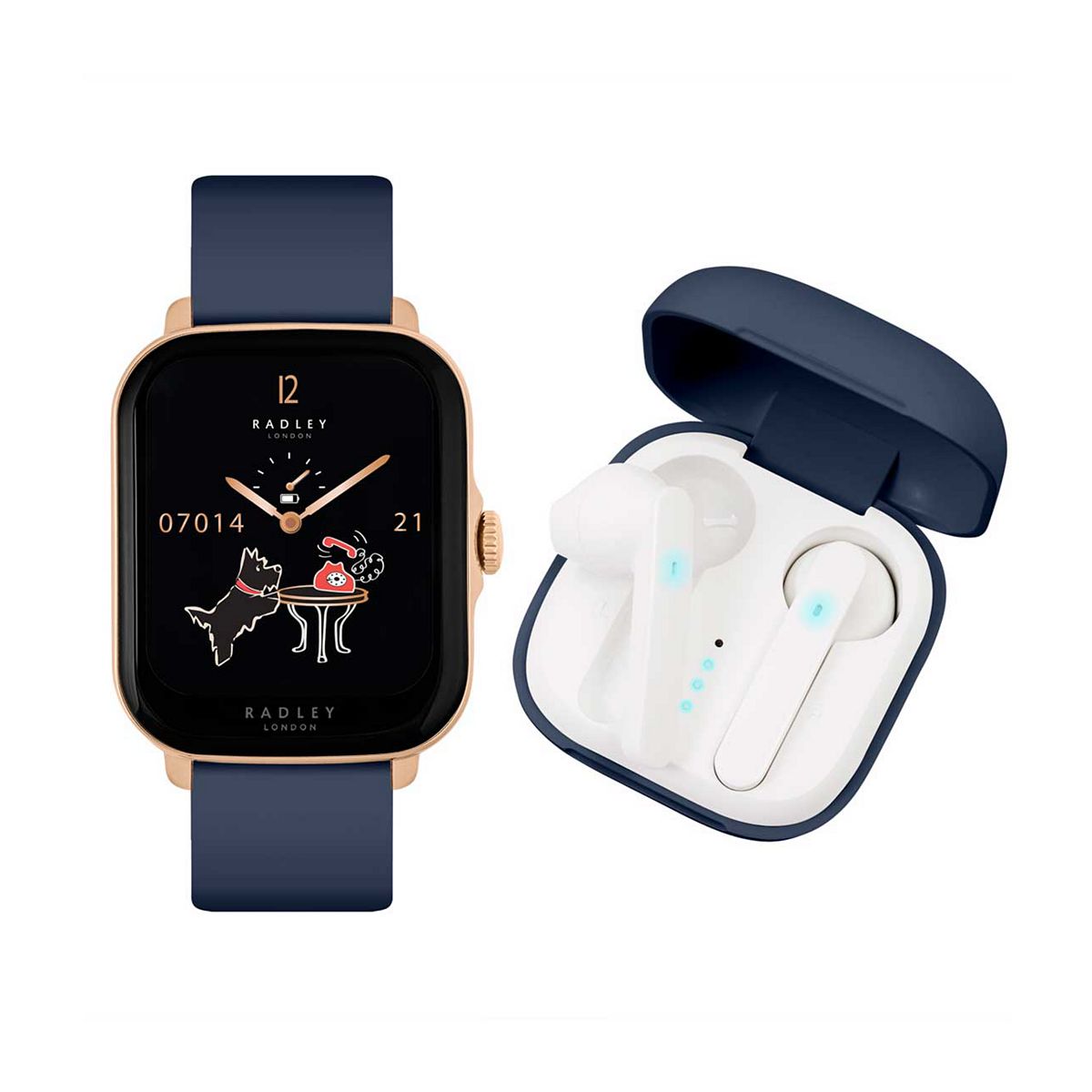 Radley Ladies Series 20 Smart Ink Sili Watch And Earbud Set Multicolor