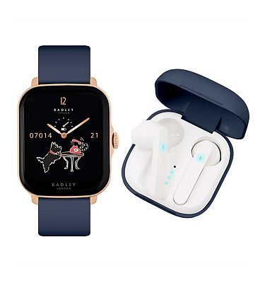 Radley Ladies Series 20 Smart Ink Sili Watch And Earbud Set