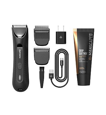 MANSCAPED The Lawn Mower 3.0 Plus Essentials Kit, Electric Body Hair Trimmer Shaving Set