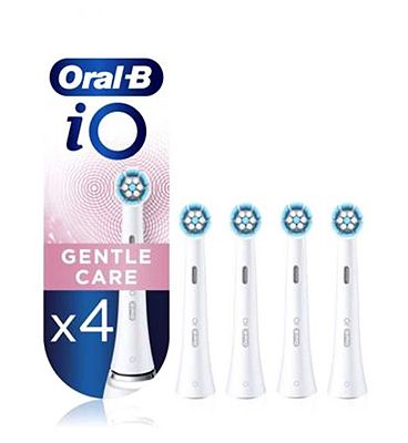 Oral-B iO Gentle Care Toothbrush Heads - x4 Pack