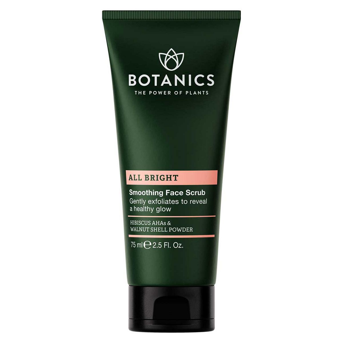 Botanics All Bright Smoothing Face Scrub With Natural Ahas 75ml