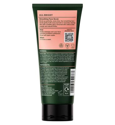 Botanics All Bright Smoothing Face Scrub With Natural AHAs 75ml (3)