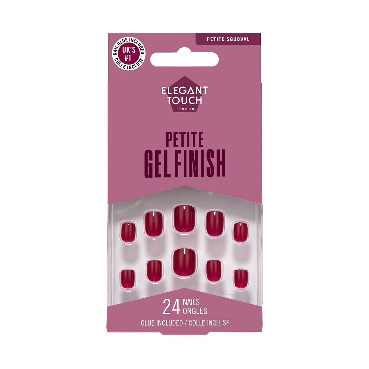 Elegant Touch Petite False Nails Cherry