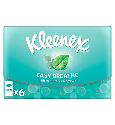 Kleenex Easy Breathe Pocket Pack Tissues 6 Pack