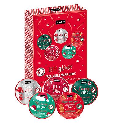 Sence Holiday Spirit 5pcs Facial Sheet Mask Book