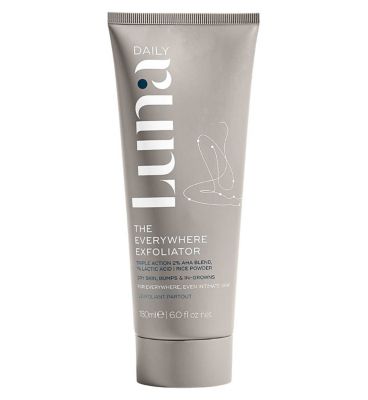 Luna Daily The Everywhere Exfoliator with AHAs for Keratosis Pilaris, Ingrowns & Smoother Skin 180ml (16)