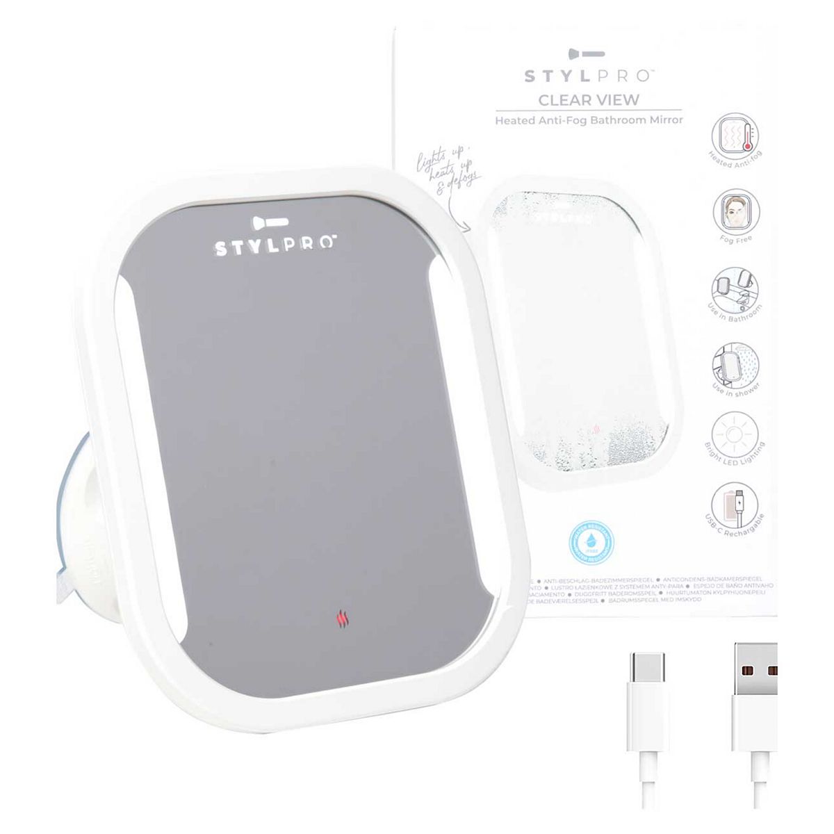 Stylpro Heated Anti Fog Bathroom Mirror