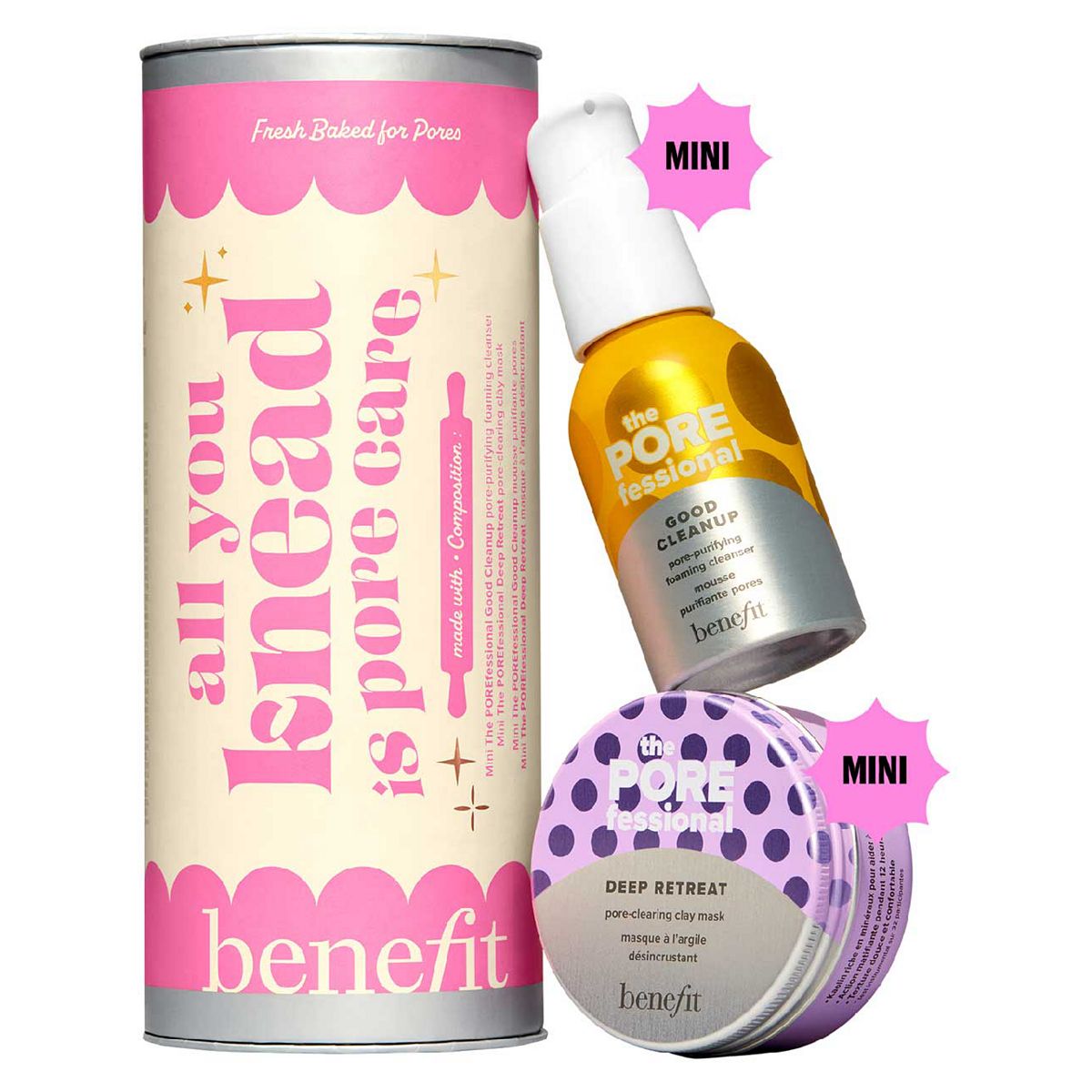 Benefit All You Knead Is Pore Care Foaming Cleanser & Clay Mask Duo