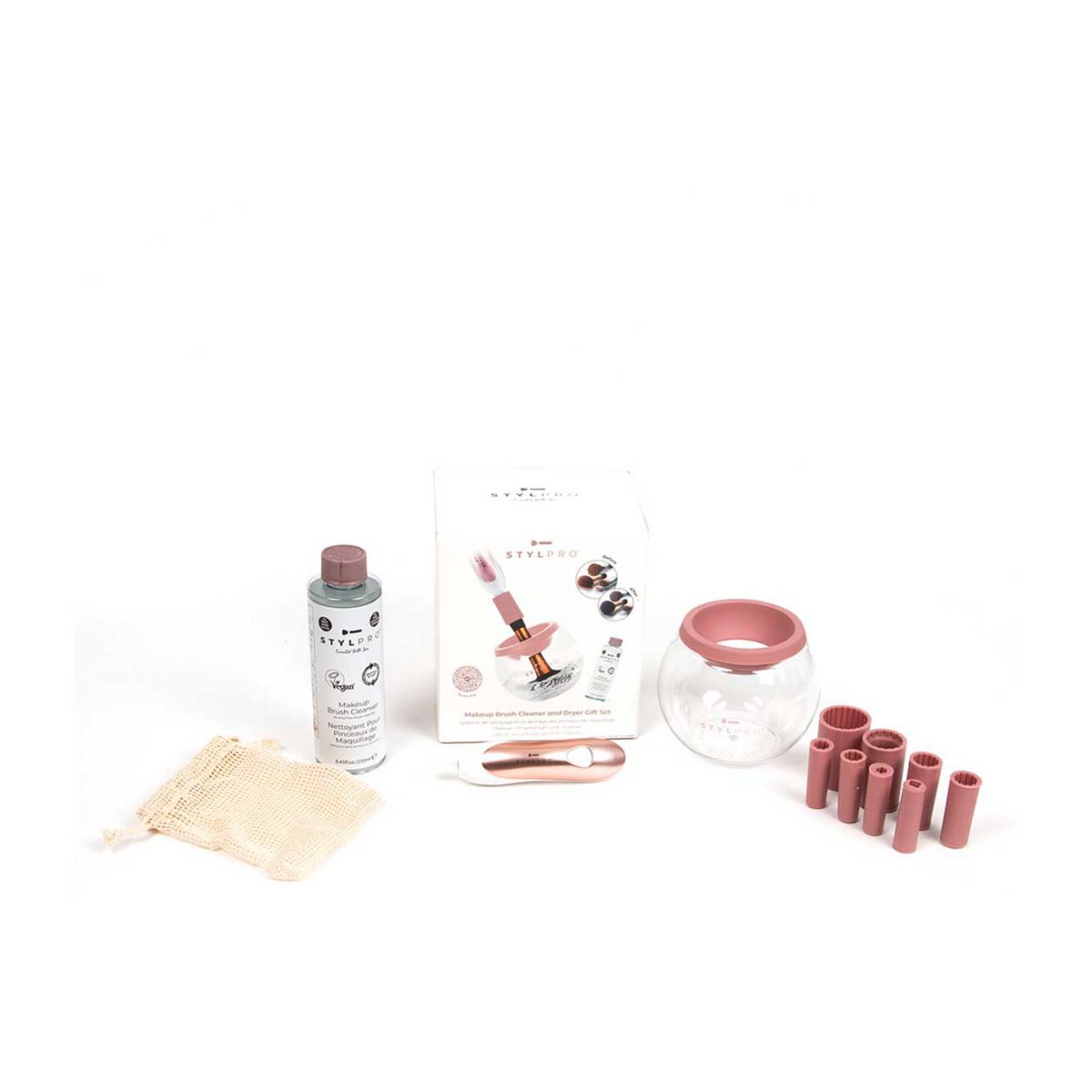 Stylpro Makeup Brush Cleaner And Dryer Gift Set