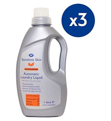 Boots Sensitive Skin Laundry Liquid - 1litre Bundle