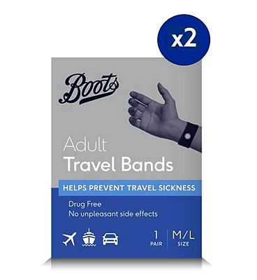 Boots Adult Travel Bands (1 Pair) 12 years + Bundle