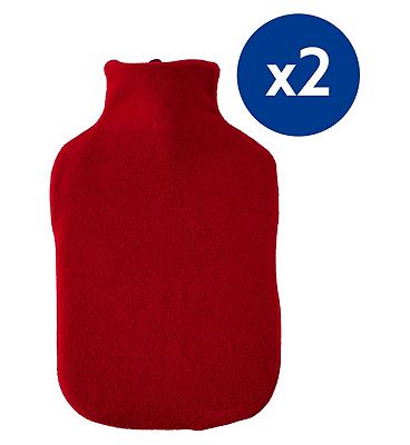 Boots Hot Water Bottle Fleece Cover Bundle