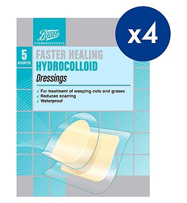 Boots Faster Healing Hydrocolloid Dressings Bundle