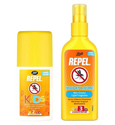 Boots Repel Kids & Holiday, Home Pump Spray Bundle