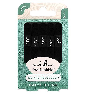 Invisibobble hair tie black 5pcs